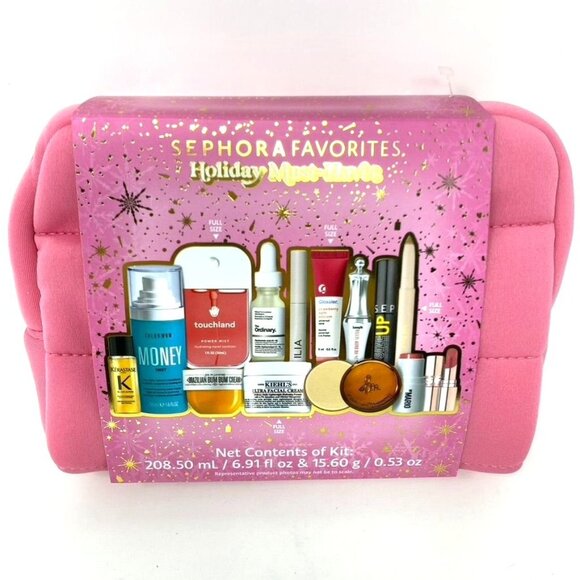 Sephora Favorites Holiday Must Have Value Set Pink Bag Skincare Makeup - Picture 7 of 8